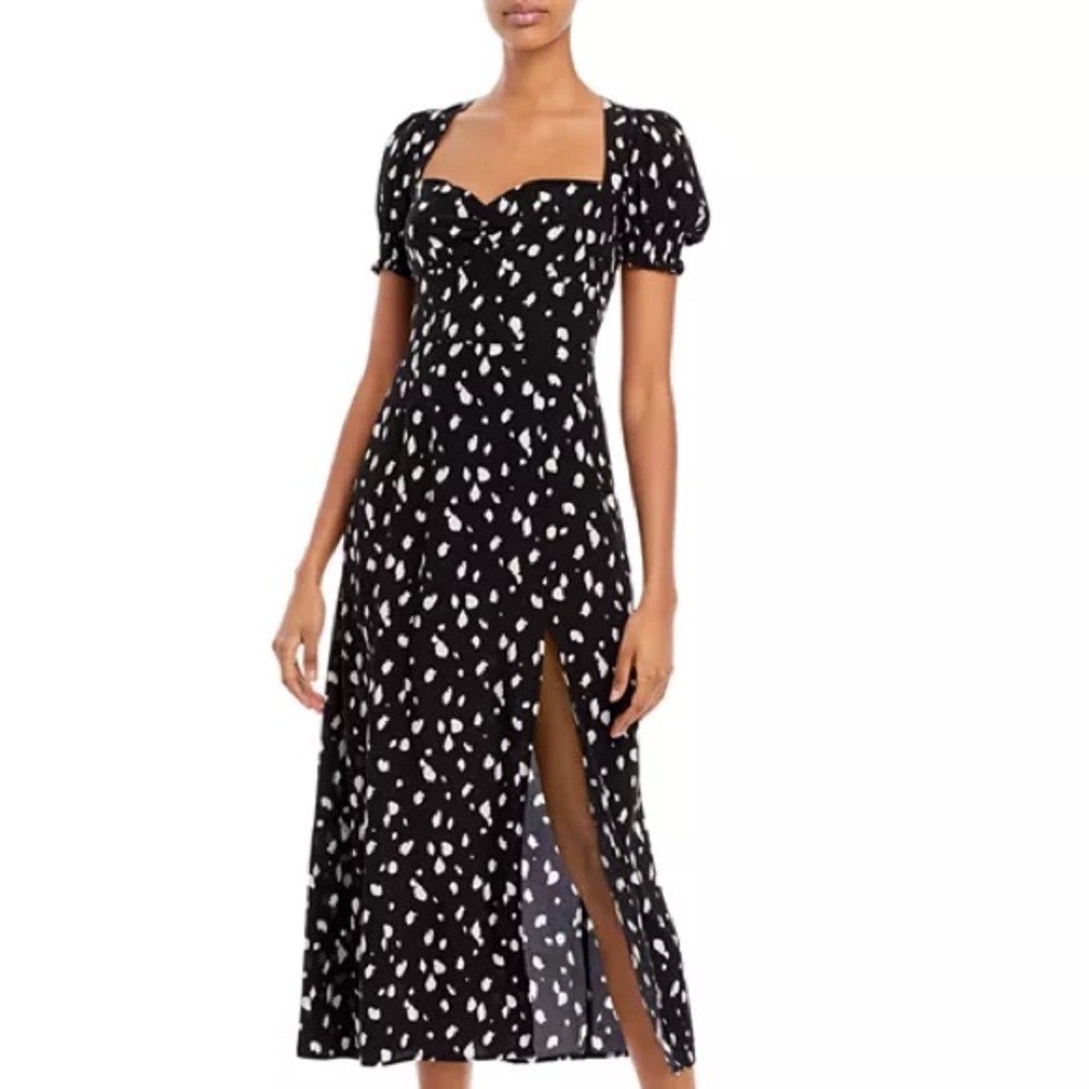 Bardot Millie Spot Print Midi Dress